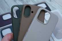 Кожаный чехол Leather Case iphone 14 15 16e pro max magsafe animation