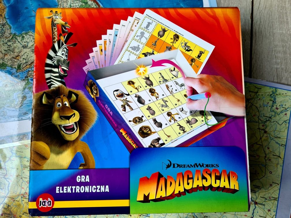 Wyprzedaż - gra elektroniczna Madagascar nowa