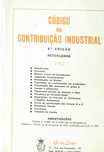 Livros antigo "Código da Contribuição Industrial"