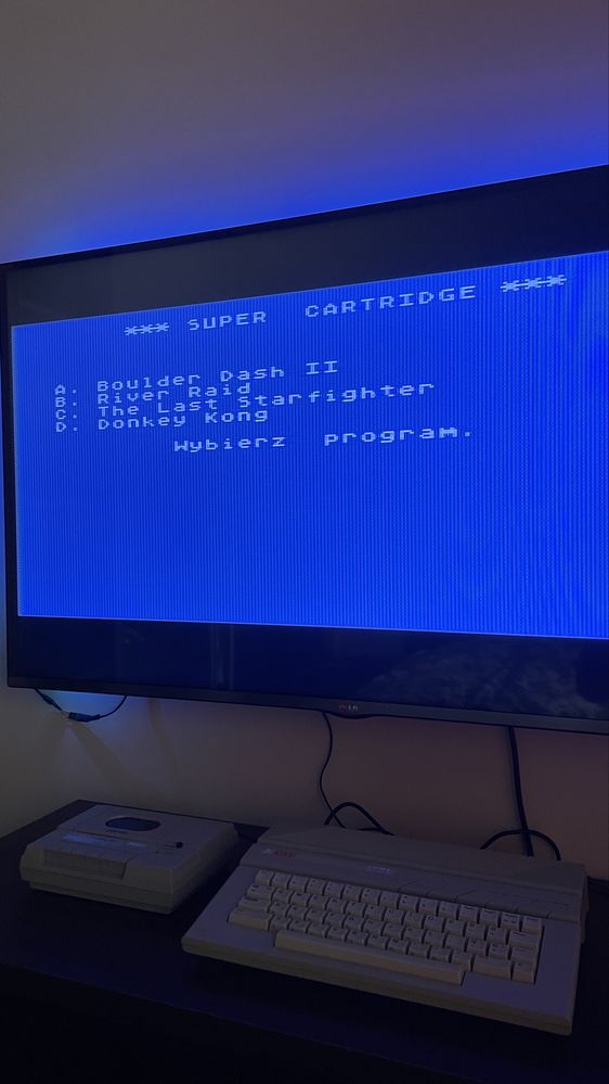 Retro Atari 65XE ECI + magnetofon