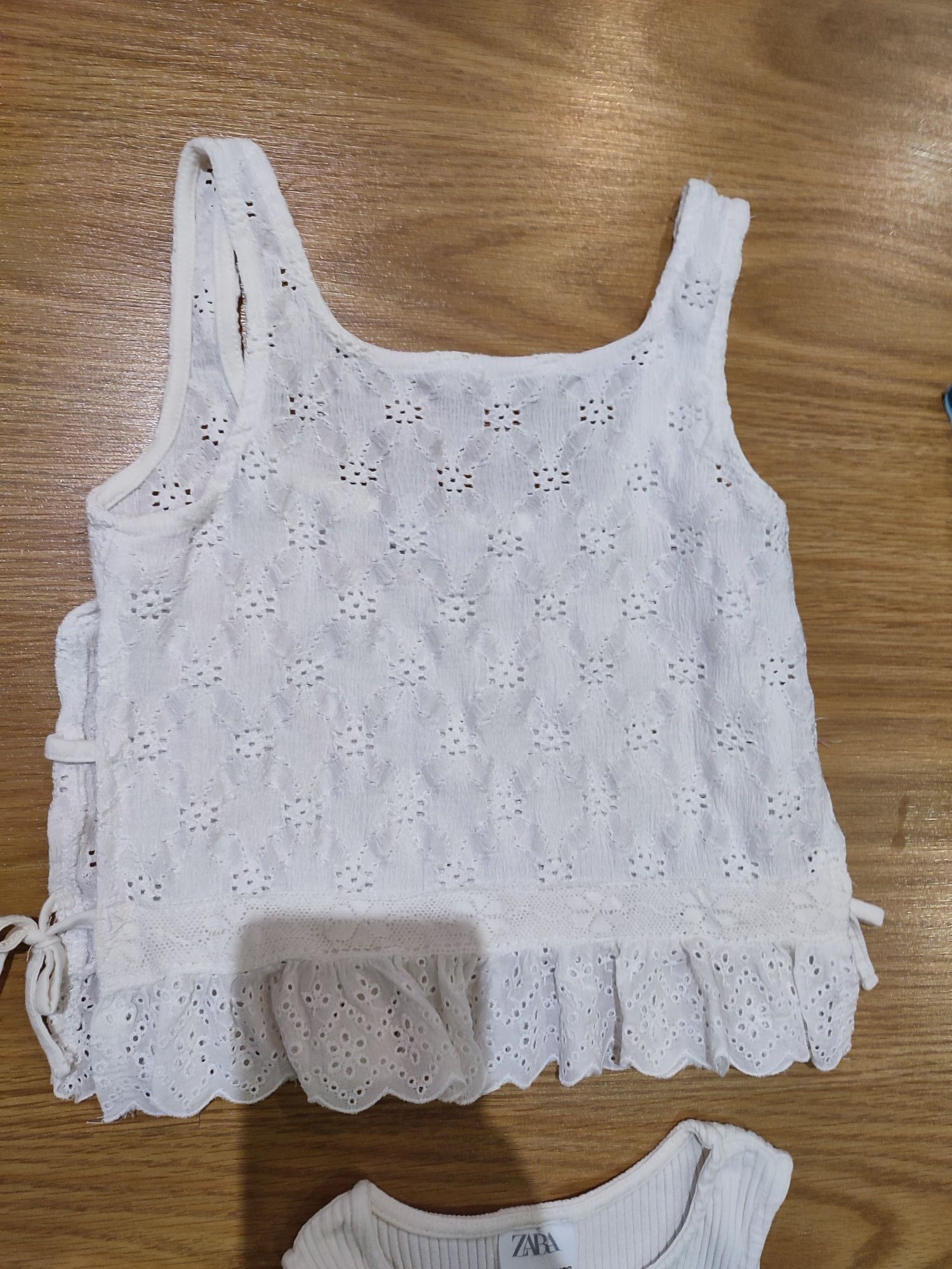 Blusas/tops alças/ cavas menina 7 e 8 anos
