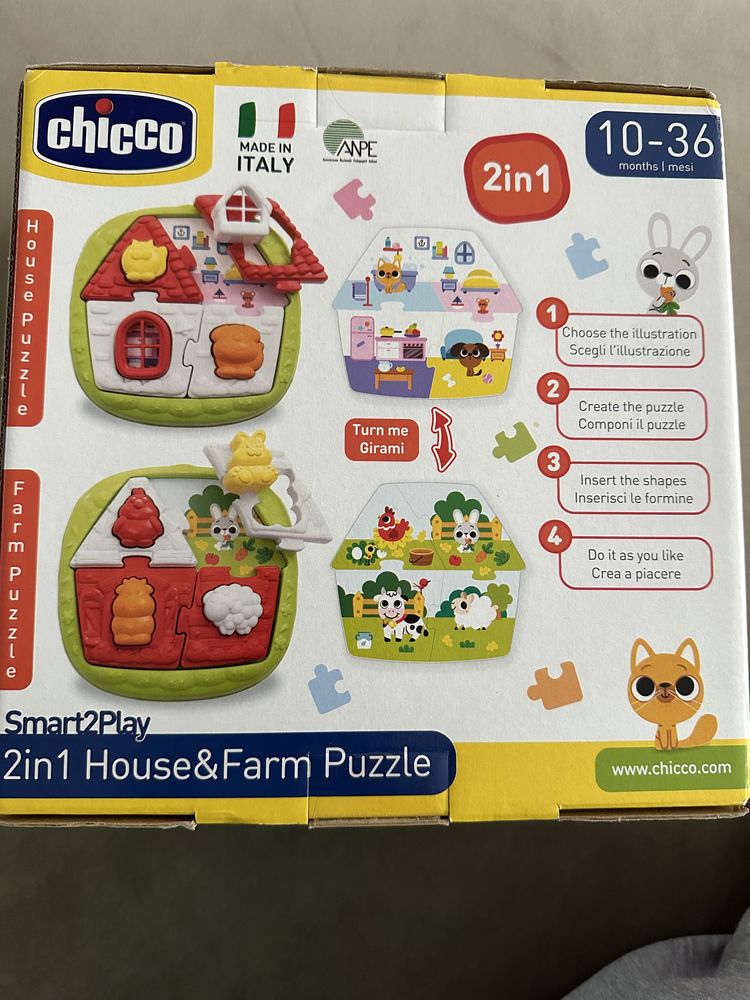 Chicco 2in1 Puzzle (10-36M)