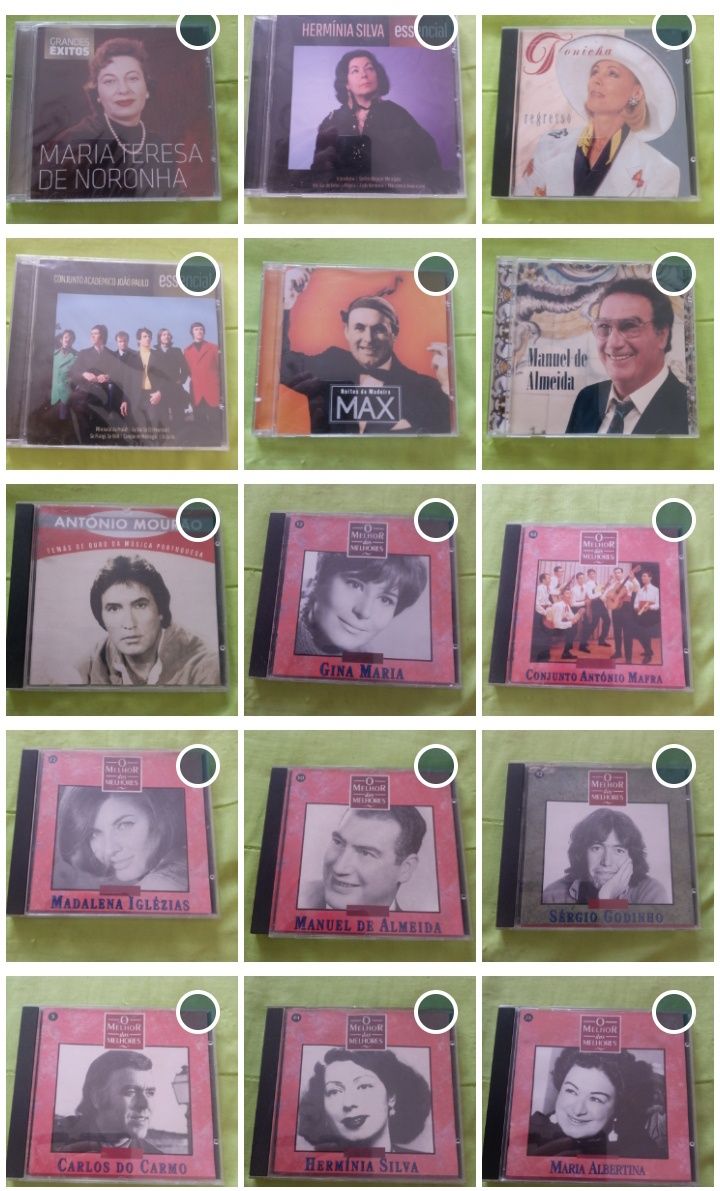 Lote de CD's de FADOS e outros
