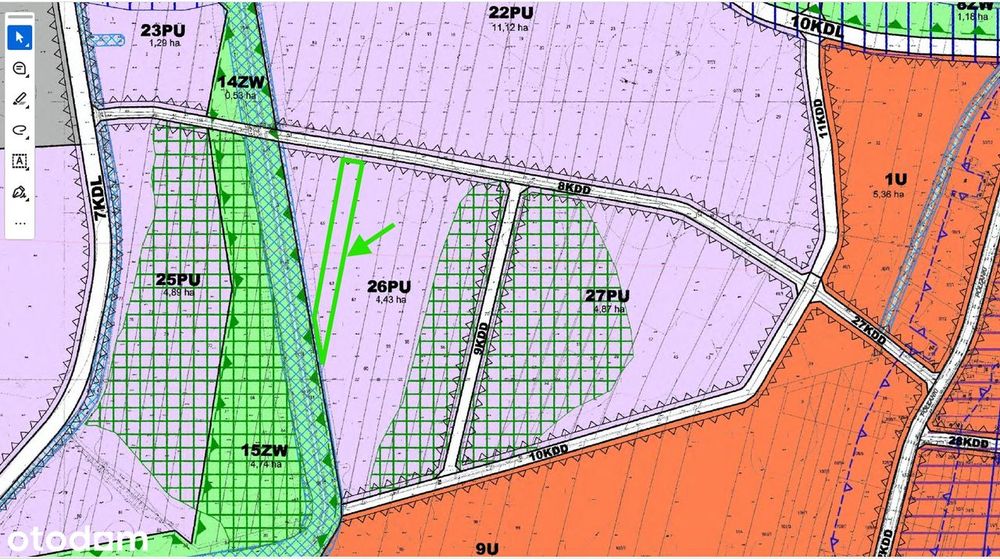 Na sprzedaż działka przemysłowo-usługowa 30 arów. Rybitwy 1 579 000 zł