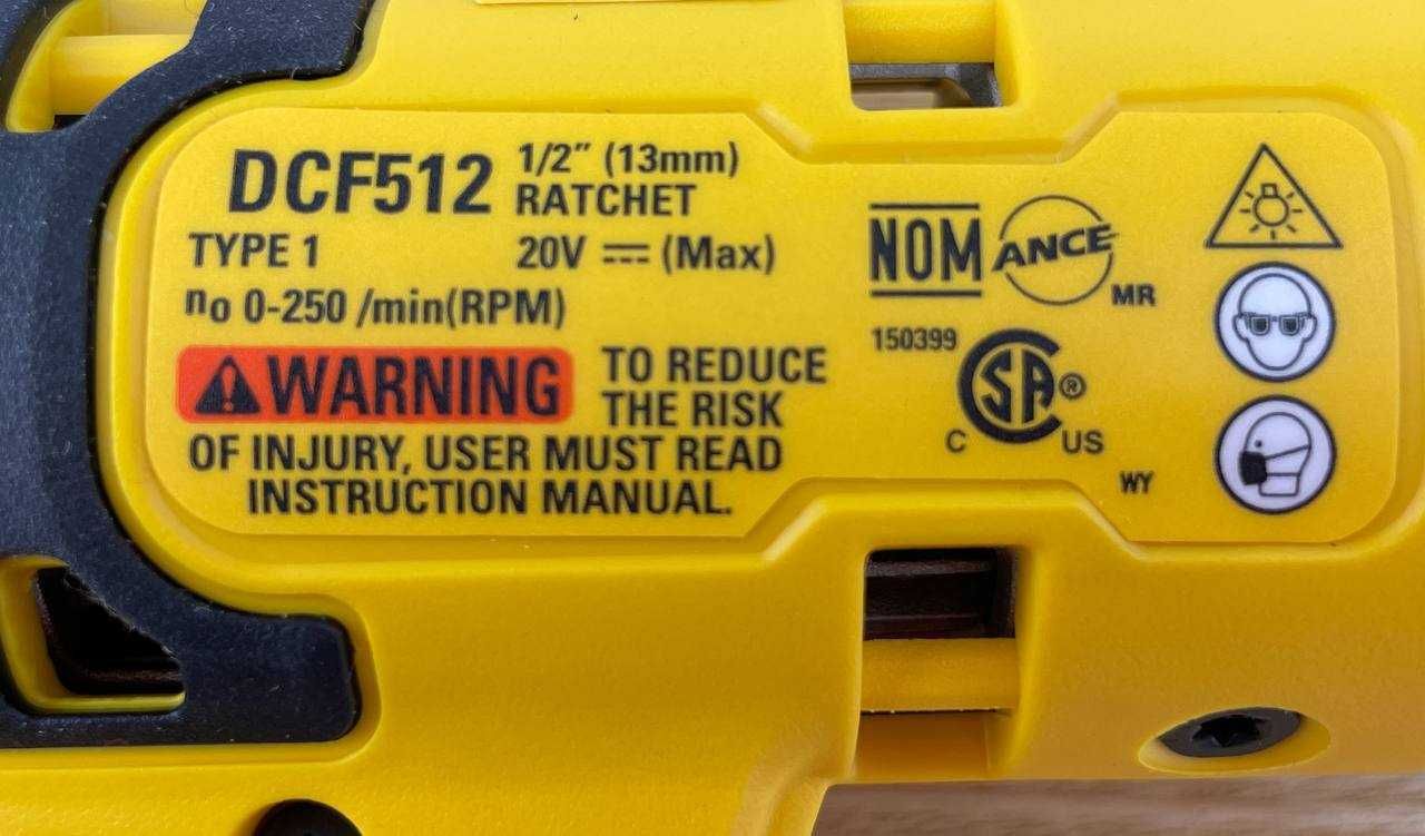 Трещетка DeWalt DCF512 1/2 18/20V