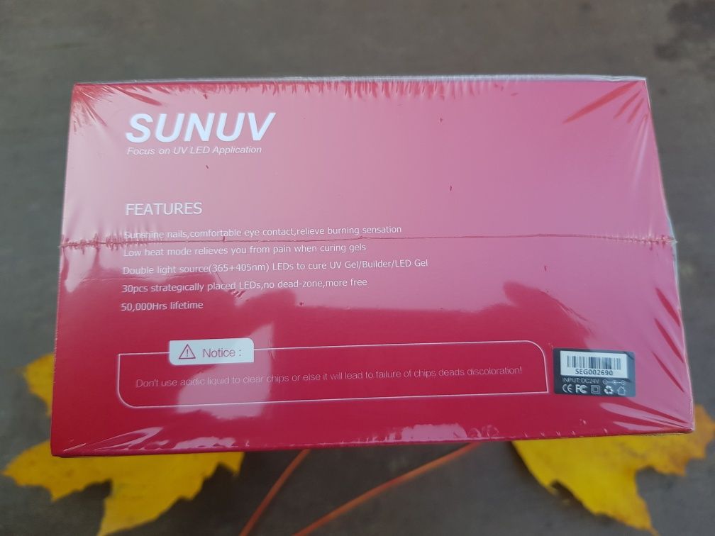 Лампа УФ sun one 48W SUNUV оригінал сан ван  зі складу, є  гурт