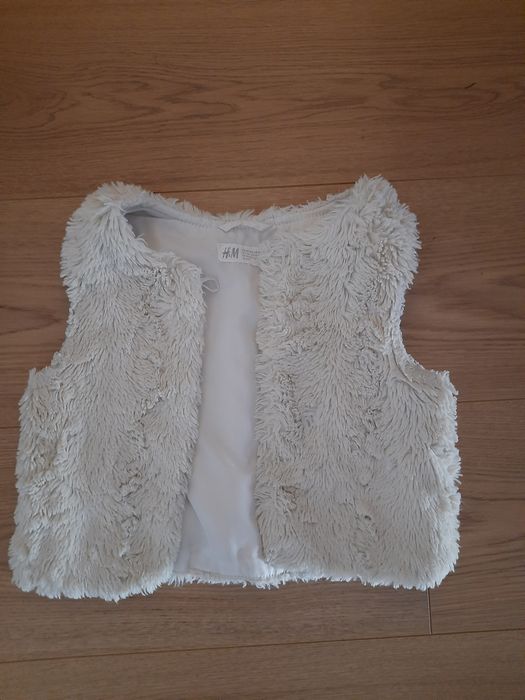 Kamizelka futrzana futerko HM rozm. 98/104