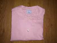 Camisa rosa com folho - 4 anos