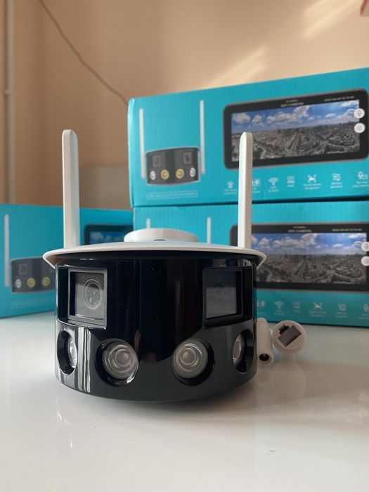 WiFi Камера видеонаблюдения панорамная 4мп 8мп