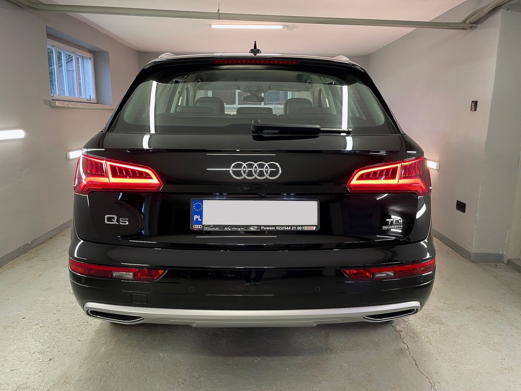 Audi Q5 salon PL 1 wł bezwypadkowy serw ASO kamery 360 nagłoś B&O FV 23%