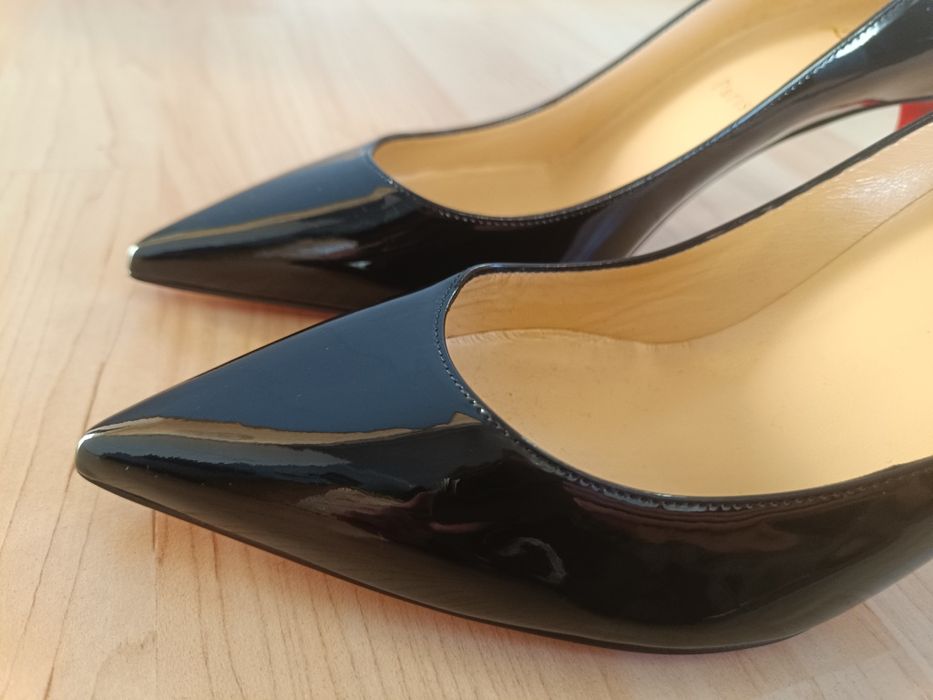 Christian Louboutin Czarne szpilki Kate 7cm