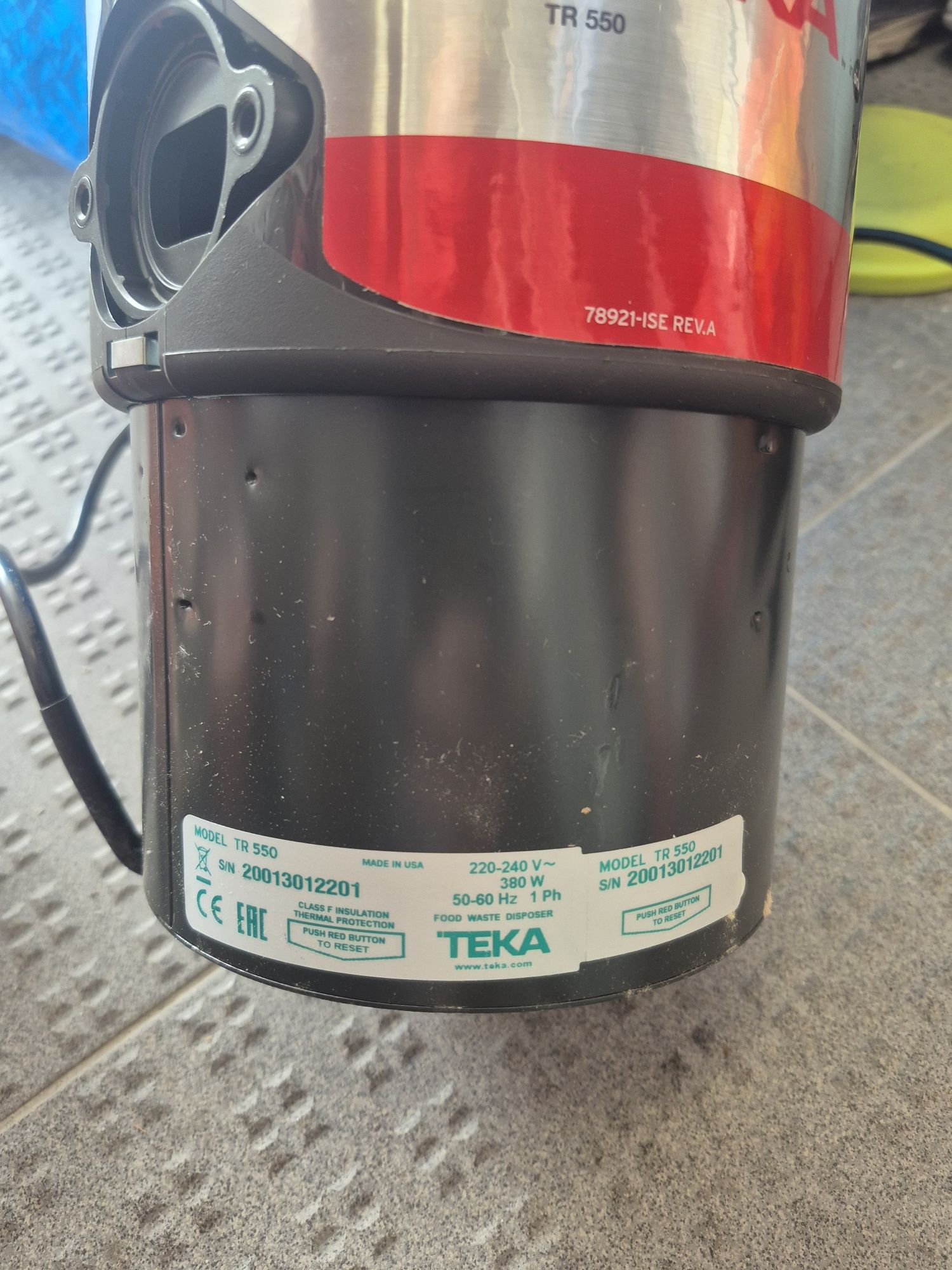 TEKA TR 550 Triturador de lava-loiças Novo na Caixa de origem