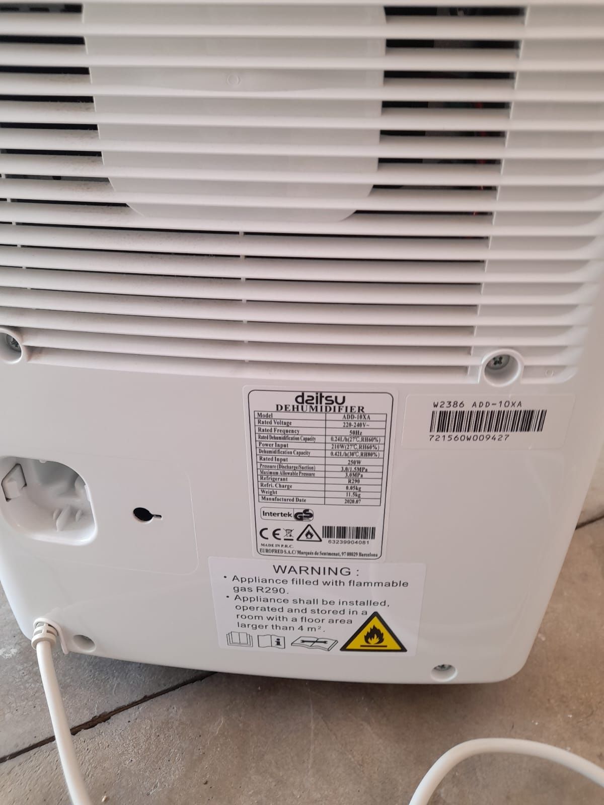 Vendo desumidificador