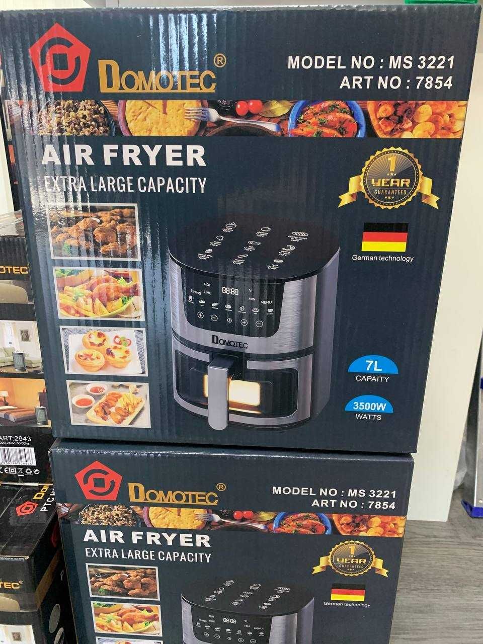 Аерофритюрниця Rainberg 3500W електрична повітряна Аерогриль на 8 л