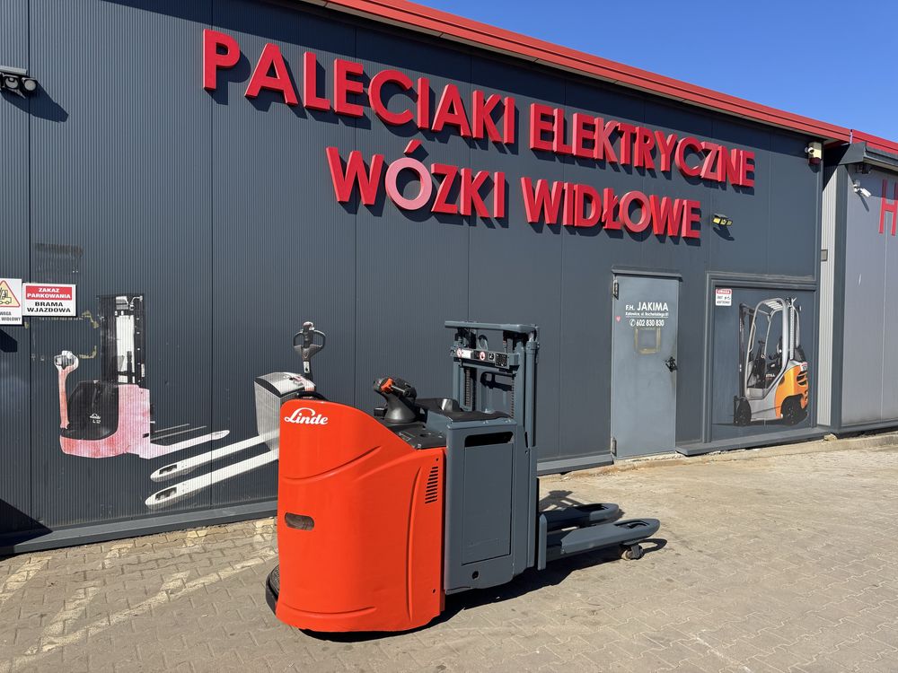 Paleciak elektryczny Linde 2019 r 210 cm 1200 kg D 12 sp wózek rydwan