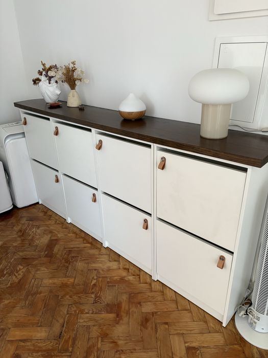 Sapateira branca IKEA