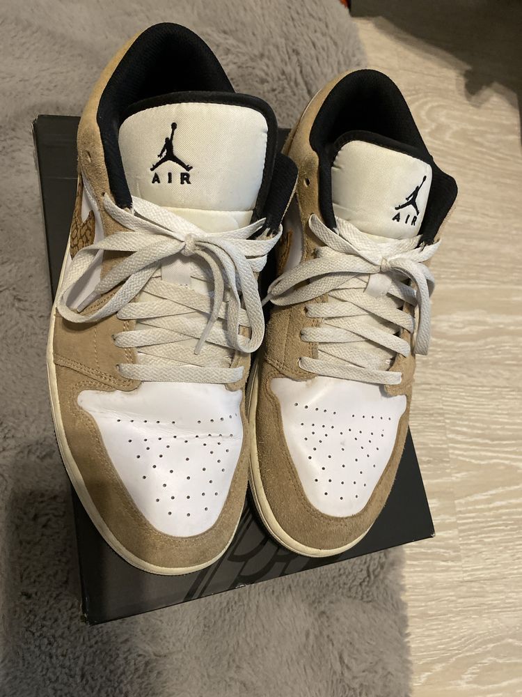 Buty air jordan 1 low zamszowe