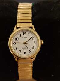 Złoty zegarek Timex Indiglo damski
