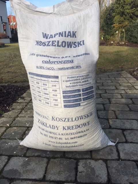 Wapno rolnicze, Wapniak Koszelowski- PRODUCENT, Kreda nawozowa!