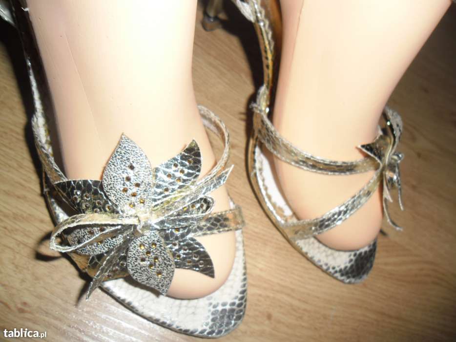 buty szpilki błyszczace roz. 38, 39 karnawał