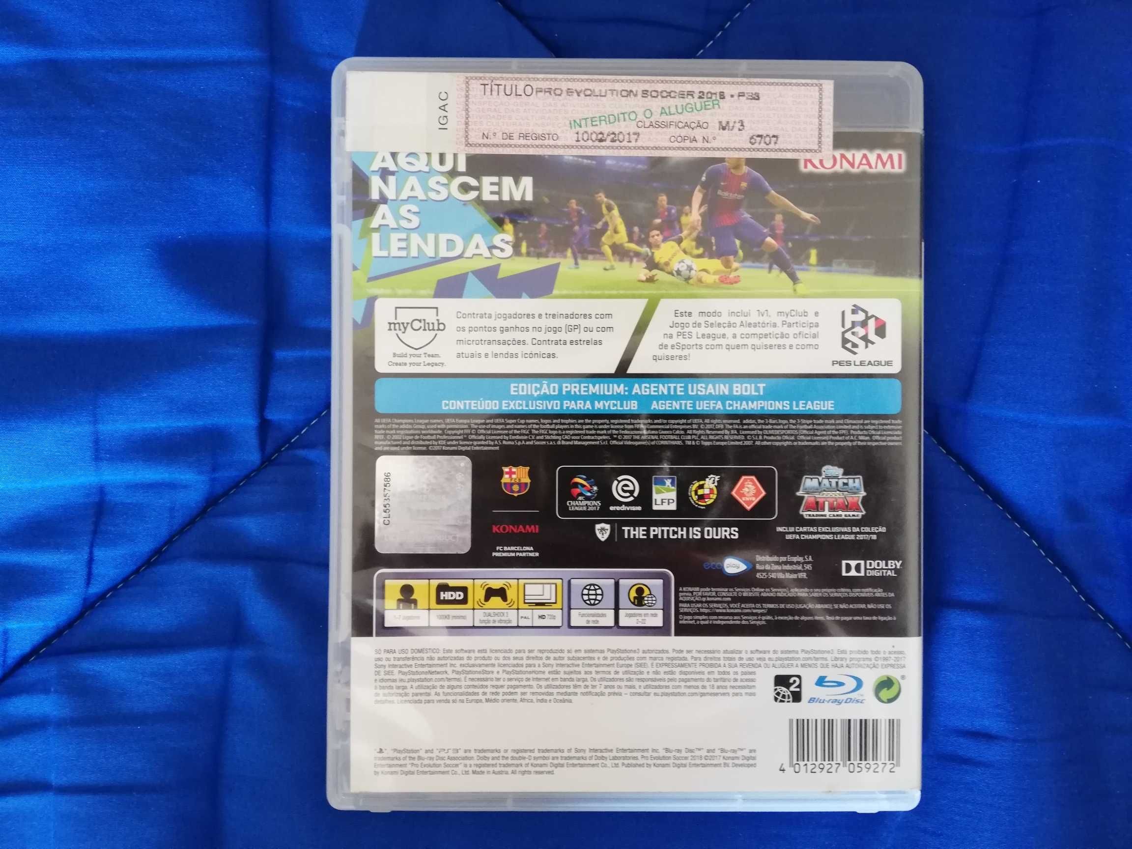 PES 2018 [PS3] - Completo