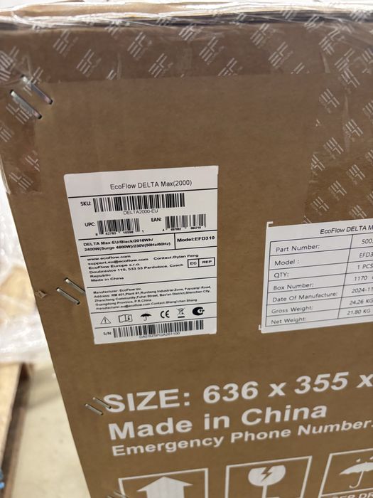 В НАЯВНОСТІ! Зарядна станція EcoFlow Delta Max 2000 2016 вт*год ЄВРОПА