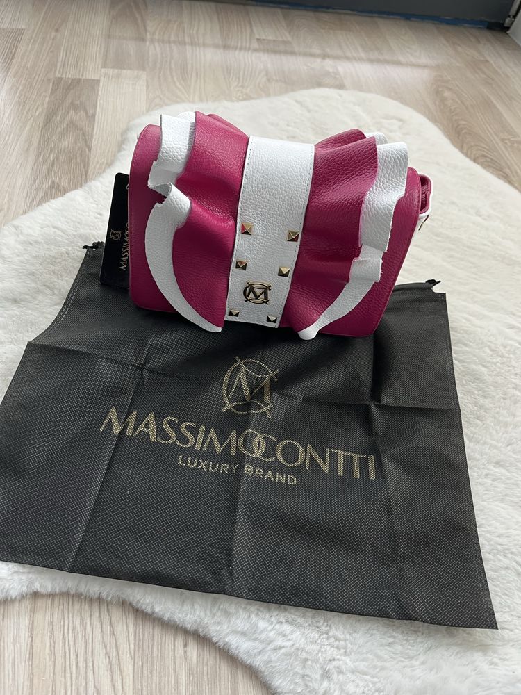 Piekna rozowa torebka Massimo Conntti