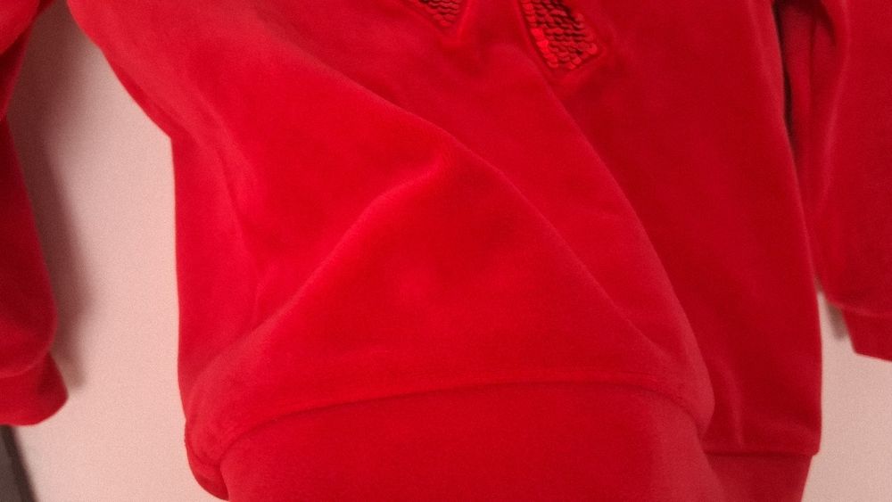 Bluza czerwona dla dziewczynki 110