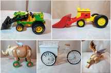 Игрушки (экскаваторы, велосипед, носорог, дракон) / Tonka, Lego Duplo