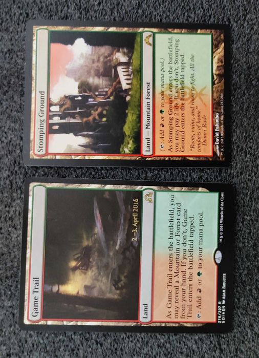 MTG Game Trail e Stomping Ground