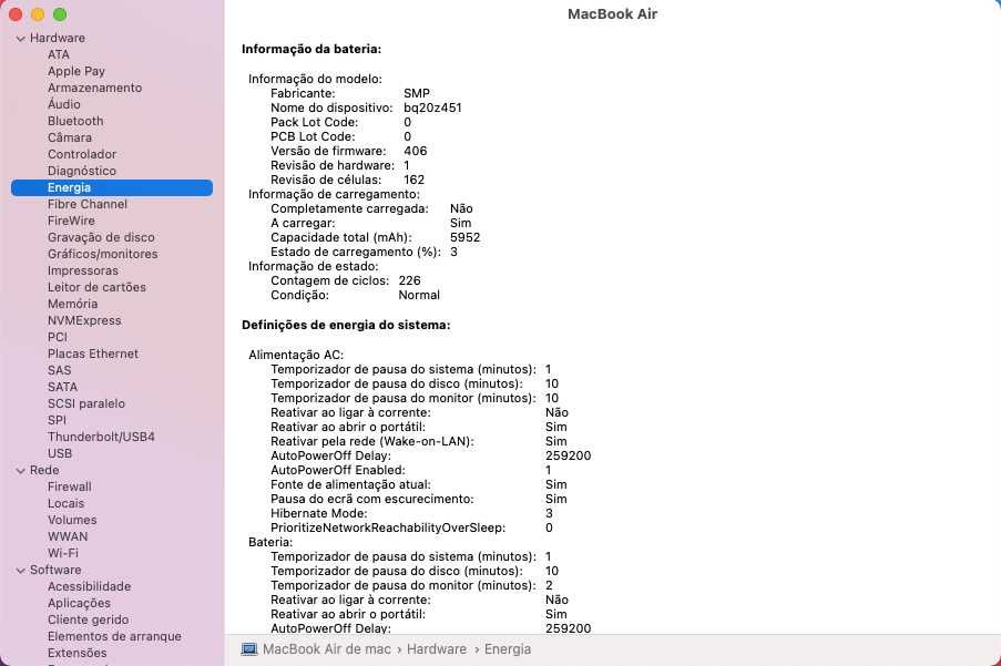 MacBook Air 13” 2015 – i5 • 8GB • SSD – Como novo