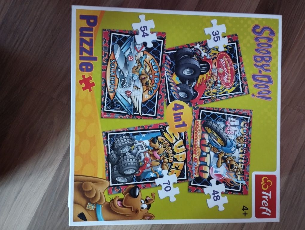 Puzzle Scooby-Doo 4in1