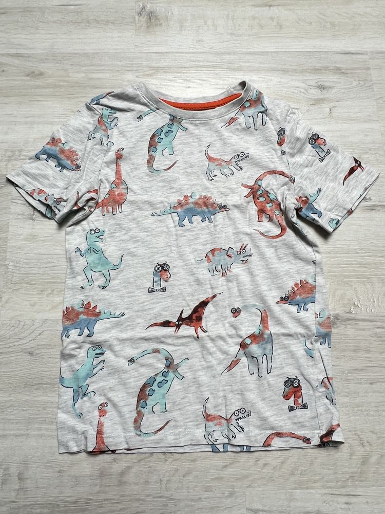 Koszulka, t-shirt, DINOZAURY, cały zestaw, rozm.128