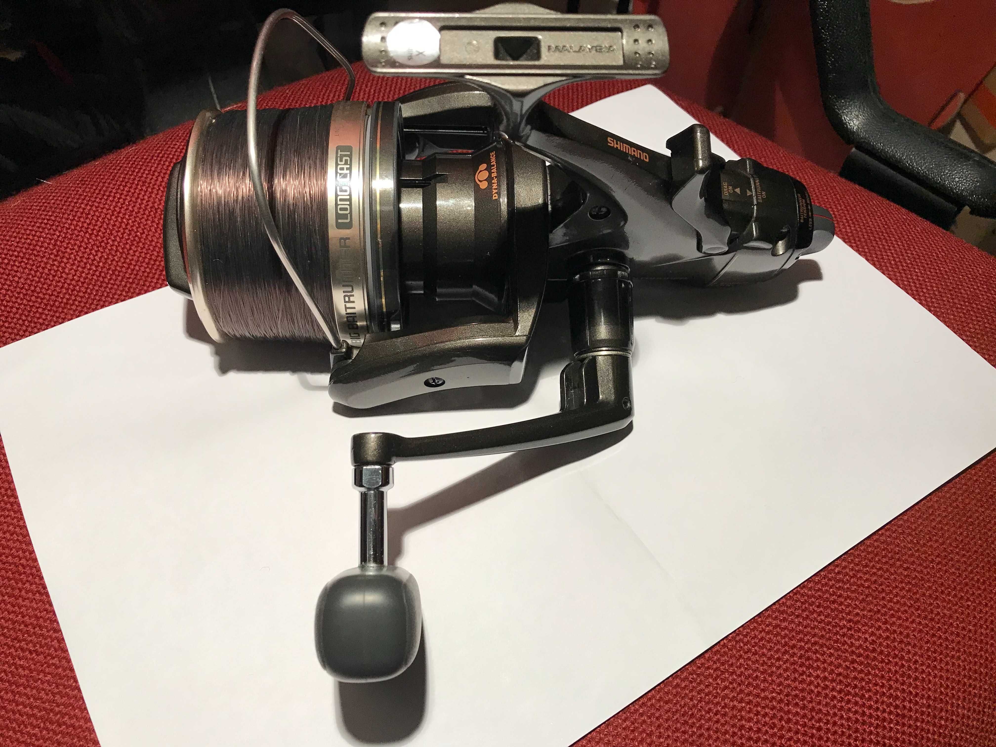 Carreto Shimano Big Baitrunner LG WP SBL como novo