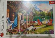 Puzzle 500 Trefl Premium Quality Domek w górach