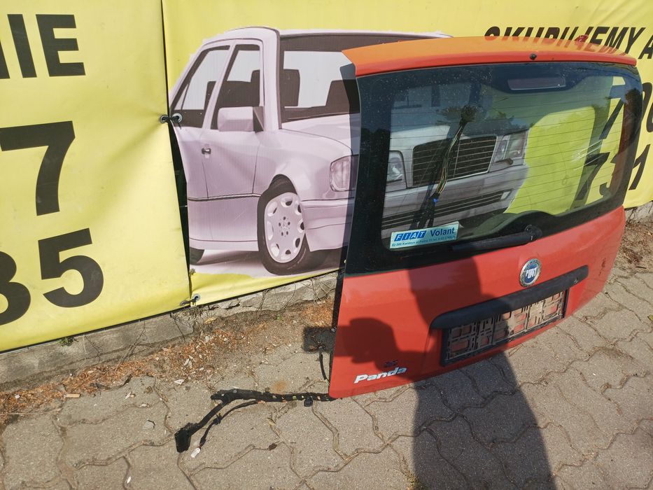 Fiat Panda II 2 klapa pokrywa bagażnika kompletna