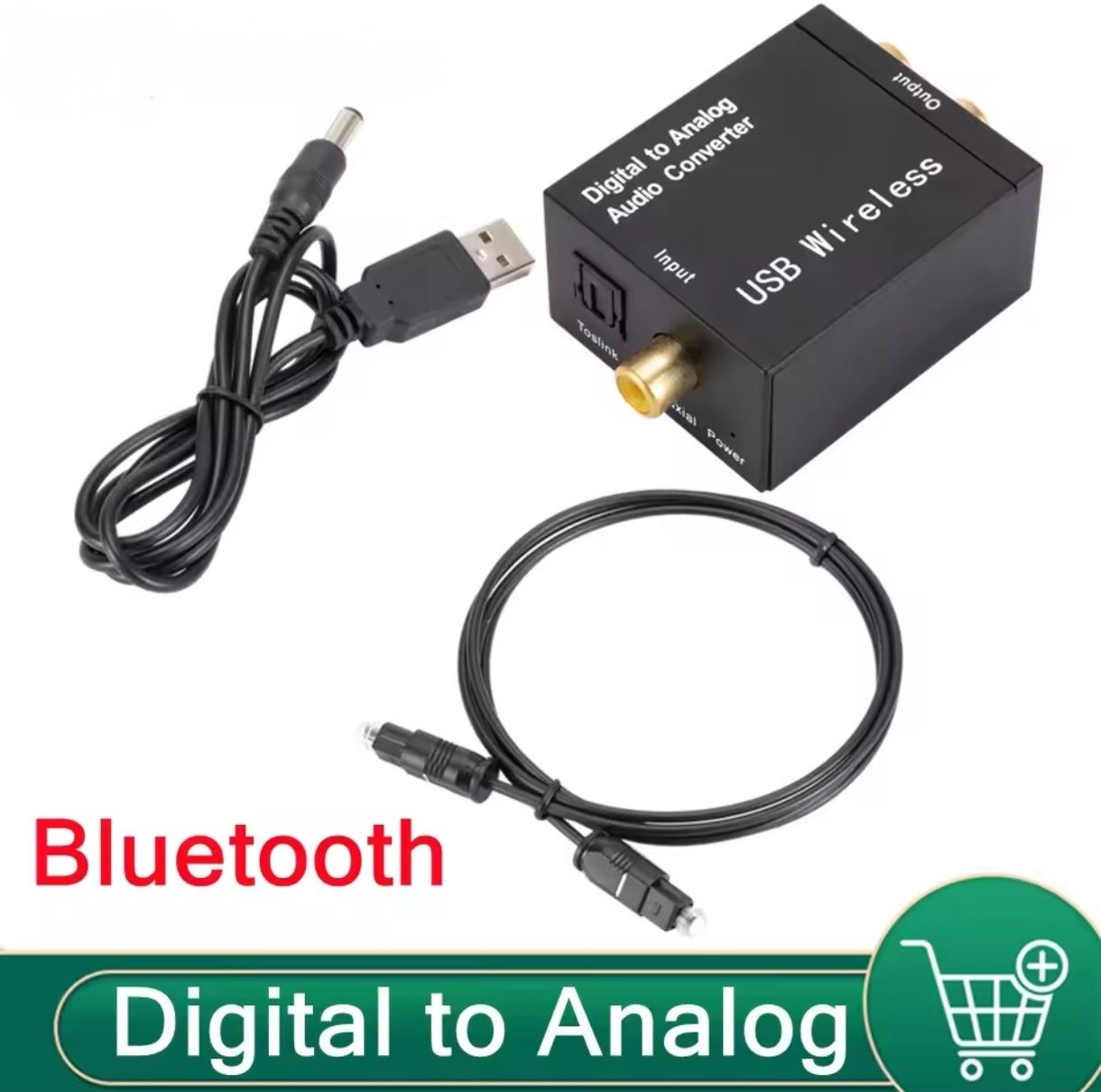 Audio konwerter OPTO SPDIF > RCA Cinch