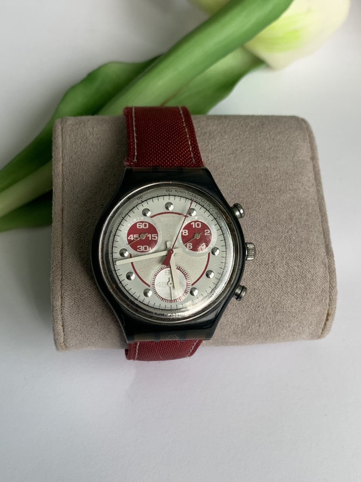 Годинник вінтаж 1995 Swatch Chrono SWEET DELIGHT