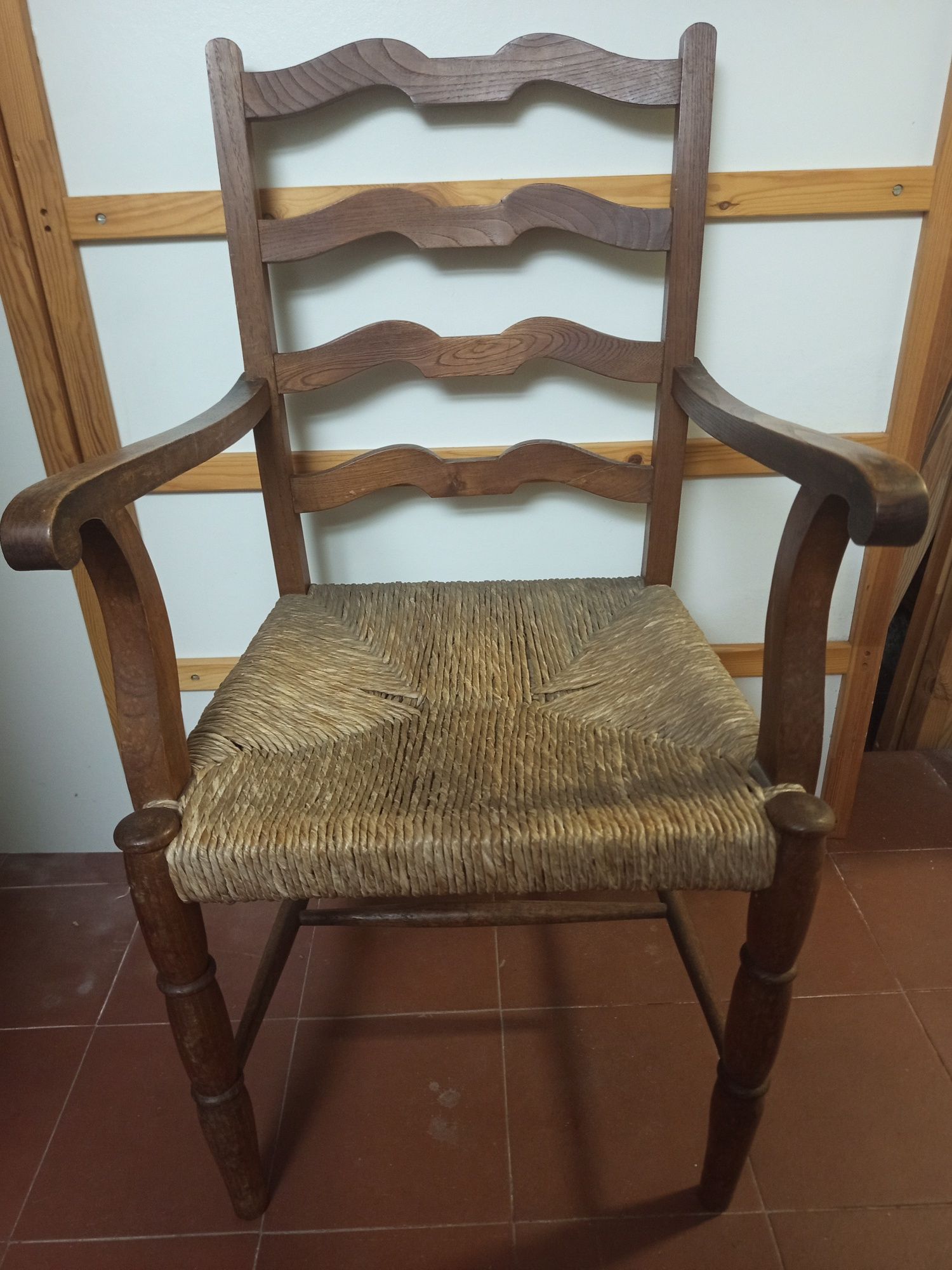 Lote de 5 Cadeiras antigas em madeira