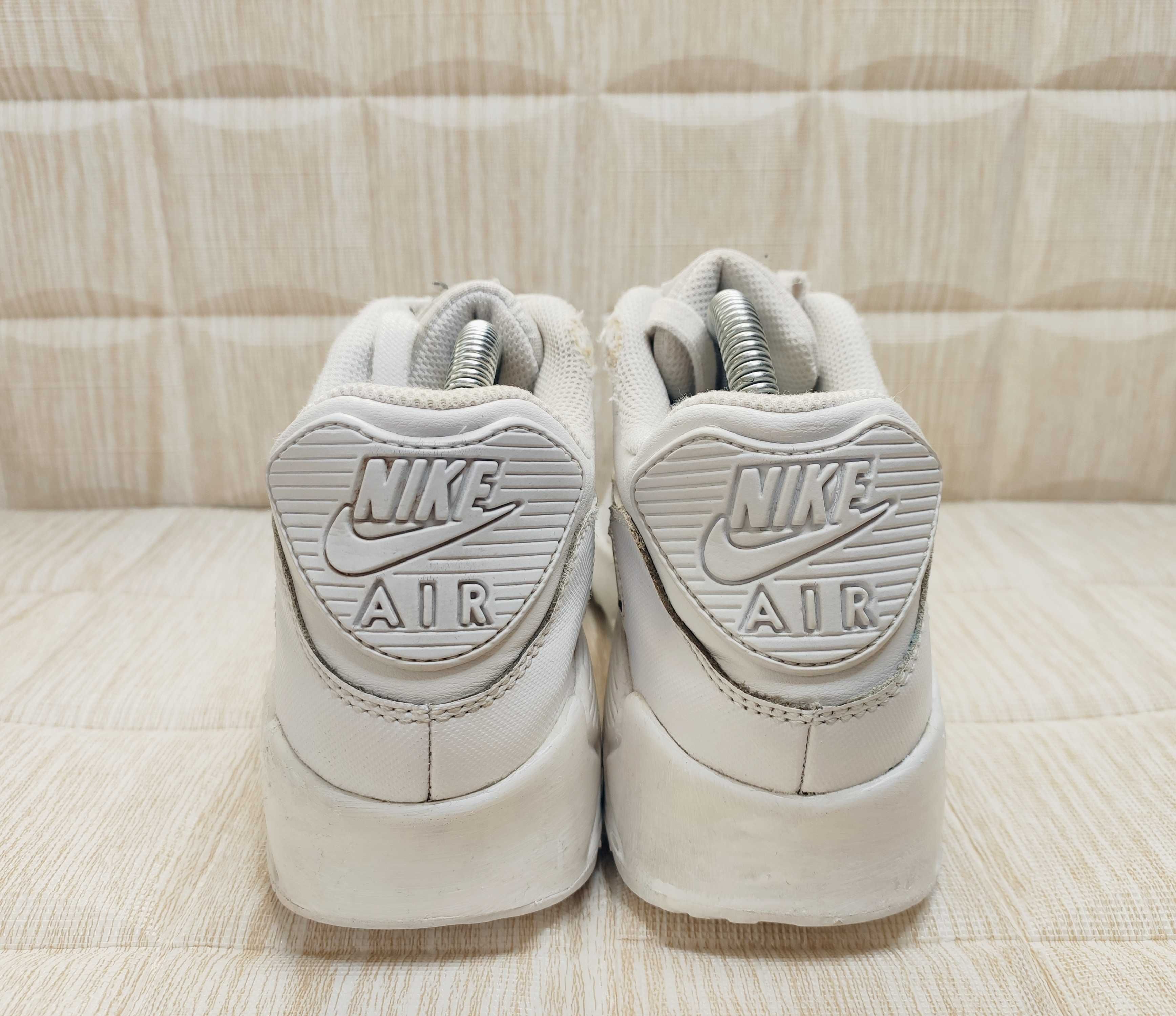 Nike Air Max 90 triple white, rozmiar 38.5, stan dobry