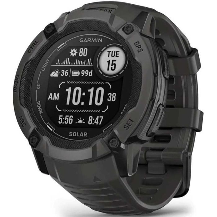 Smartwatche Garmin Instinct 2X Solar NFC MIL-STD-810 grafitowy (PL)