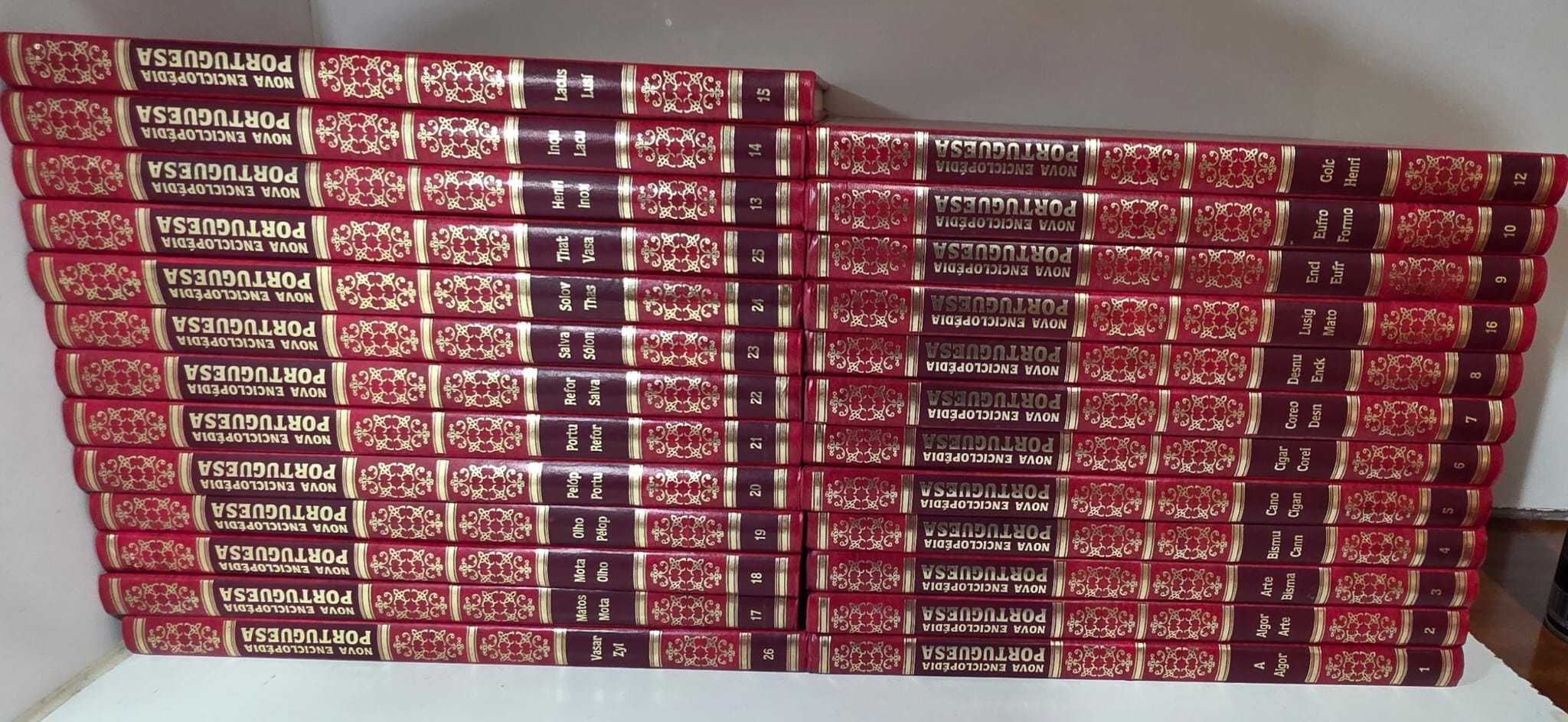 Nova Enciclopédia portuguesa 25 volumes - Ref EM