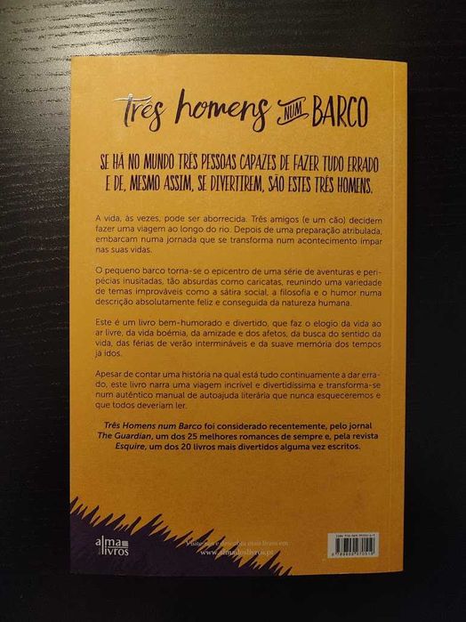 (Env. Incluído) Três Homens num Barco de Jerome K. Jerome