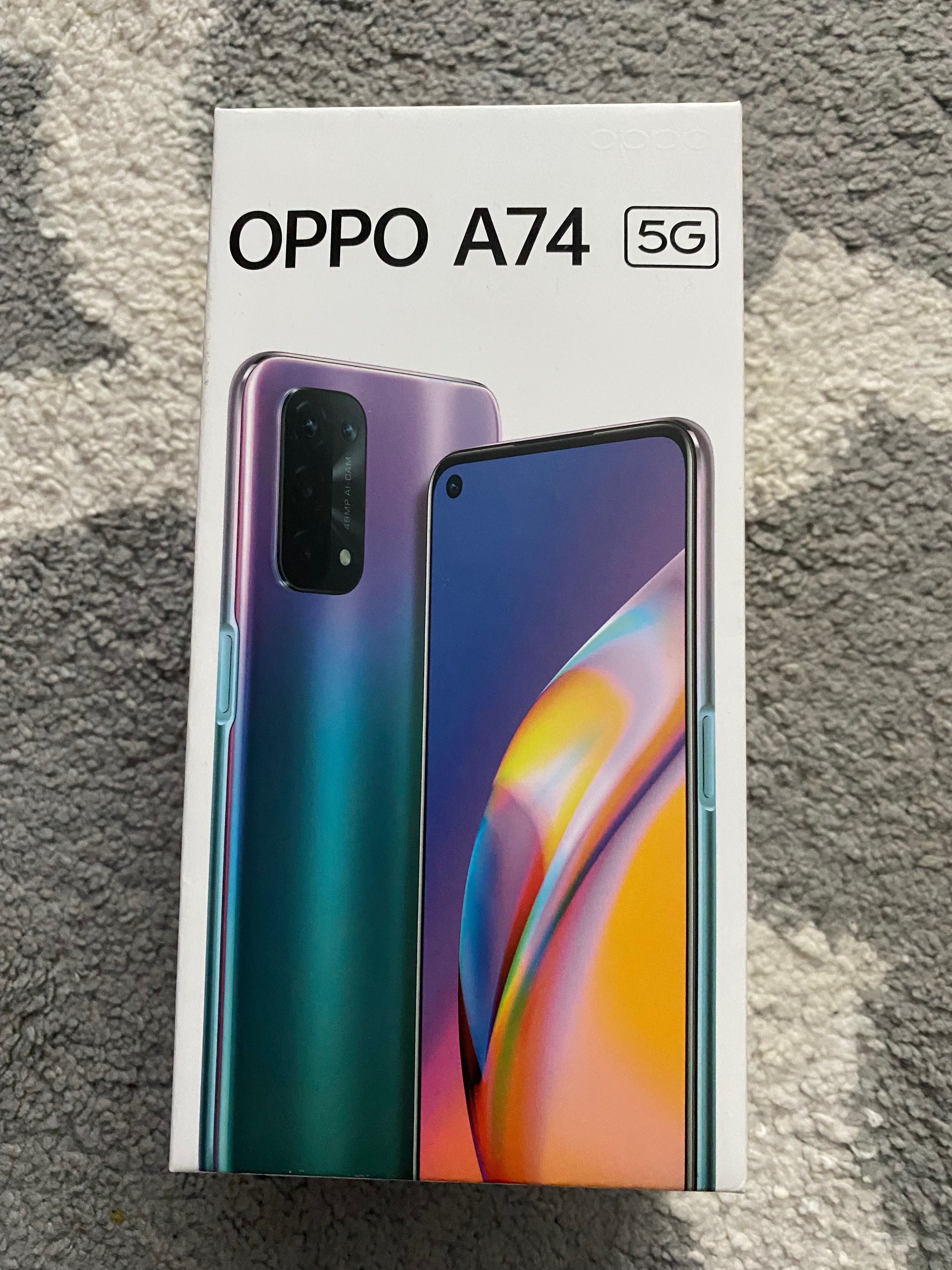 telefon Oppo A74 5G 128GB - stan idealny