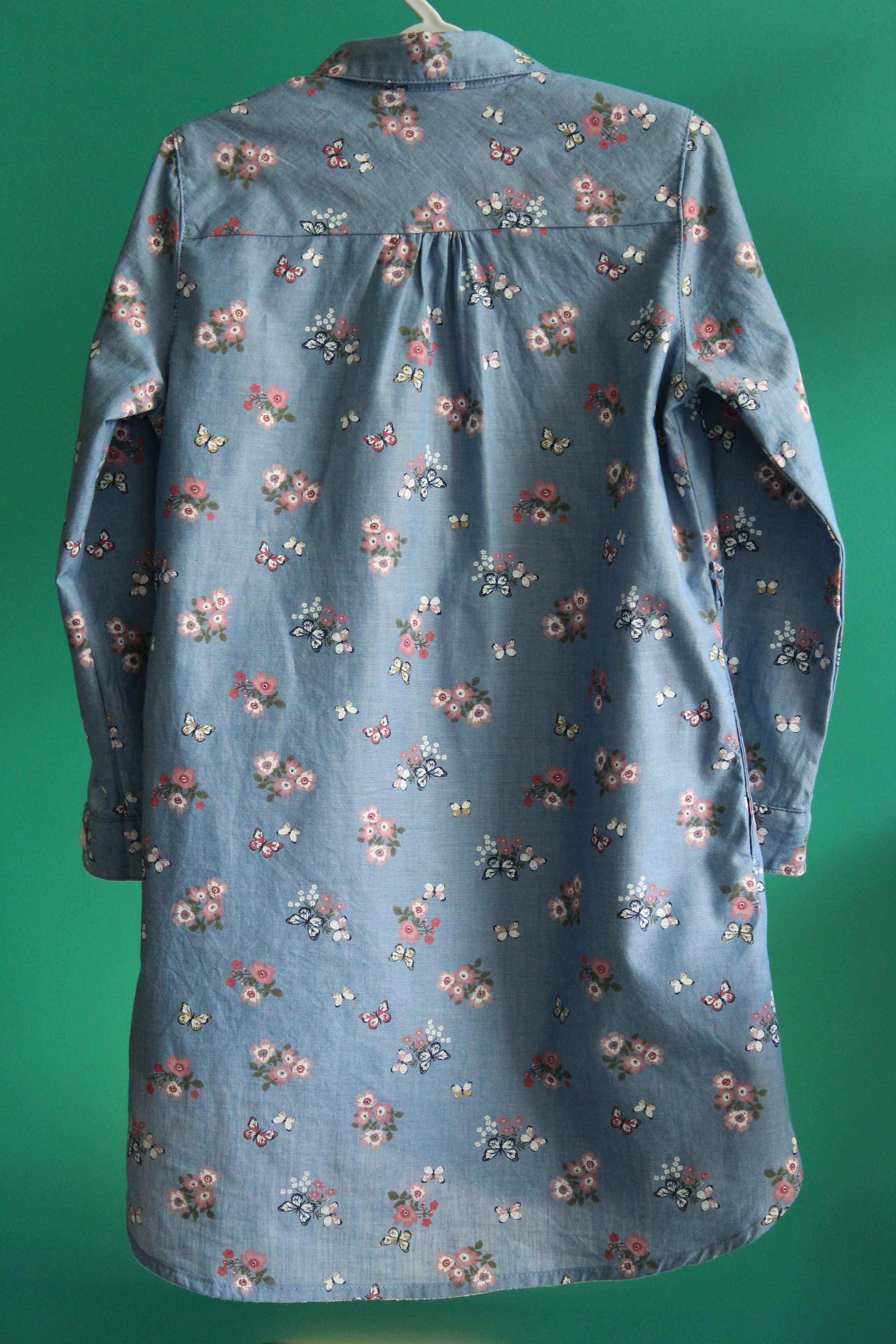 Стильне плаття-сорочка від H&M для дівчаток 4-5 років