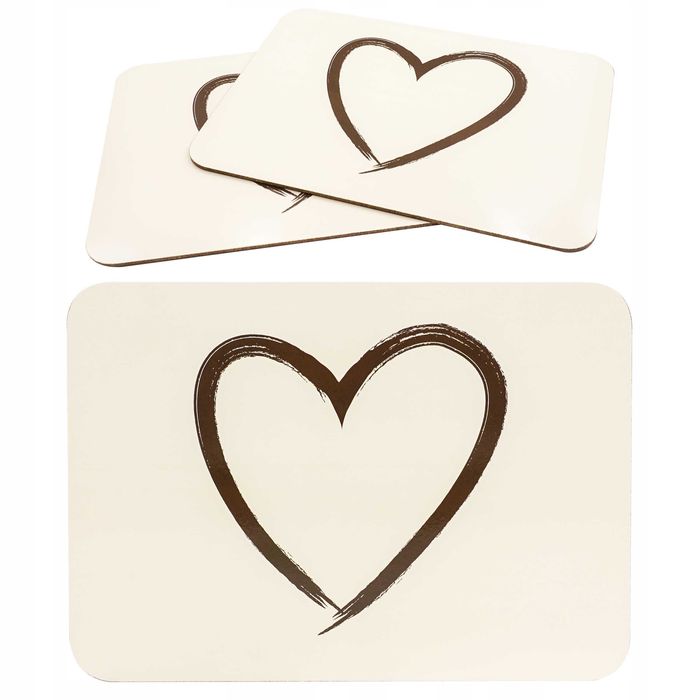 KORKOWE PODKŁADKI pod Talerze KUBKI 29x21cm / 2szt na PREZENT