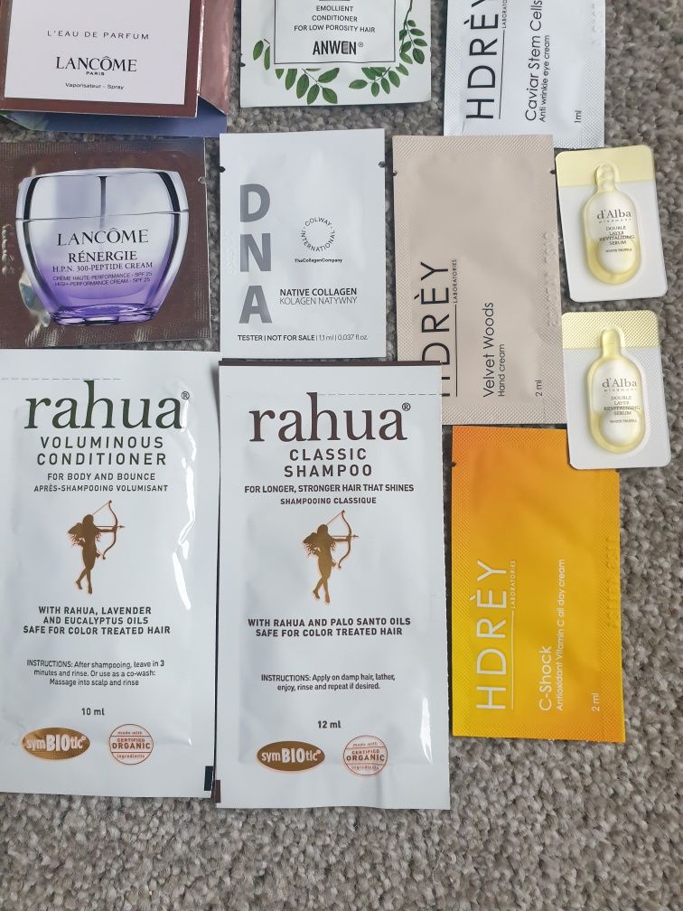 Zestaw minikosmetyków rahua dalba lancome