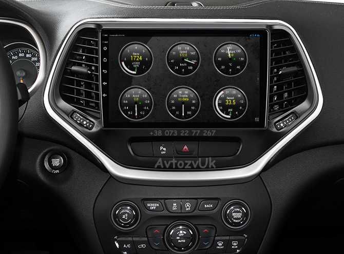Магнитола CHEROKEE Jeep NITRO Dodge Додж Нитро Чероки CarPlay Android