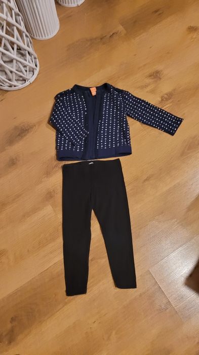 Zestaw Pusblu I primark getry I bluza rozm 98