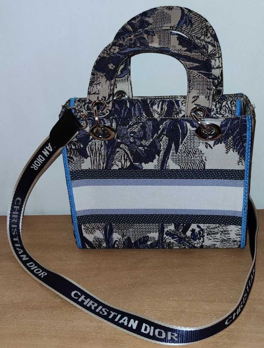 Torebka Christian Dior śliczny wzór Damska Modna Stan idealny